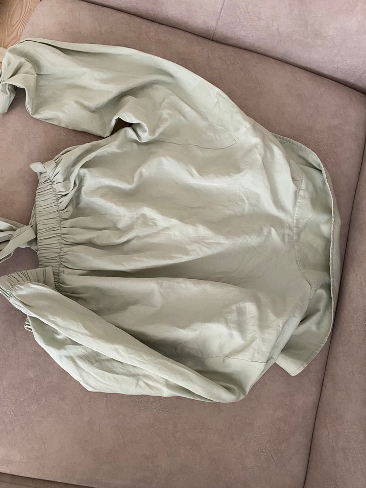 Bej Kemerli Kısa Kadın Ceket - Görsel 3