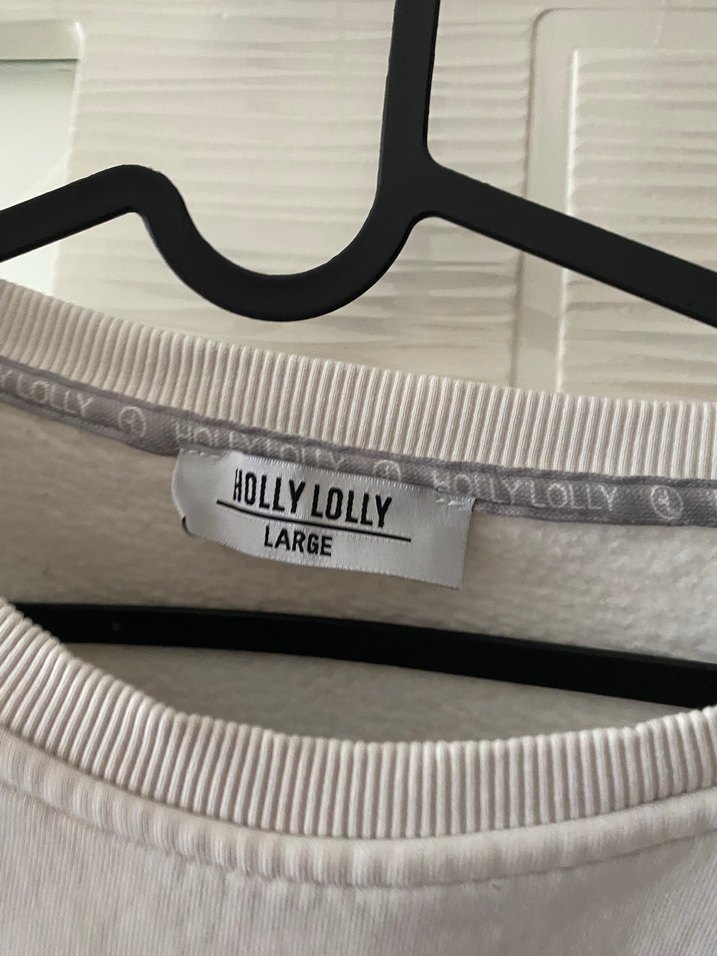 Gri Oversize Kadın Sweatshirt - Görsel 5