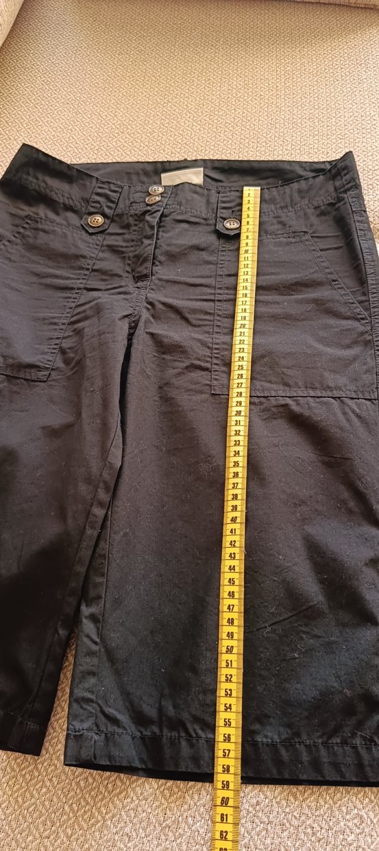 Düğmeli Lacivert Kadın şort - Görsel 3