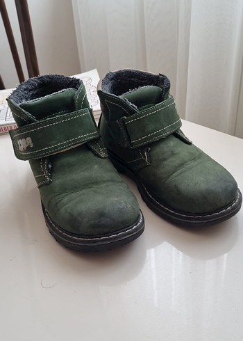 Yeşil Süet Erkek Çocuk Botu