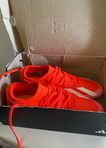 Kırmızı Erkek Futbol Ayakkabısı Velcro adidas
