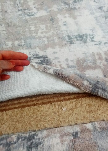  Beden Gri Modern Desensiz Halı