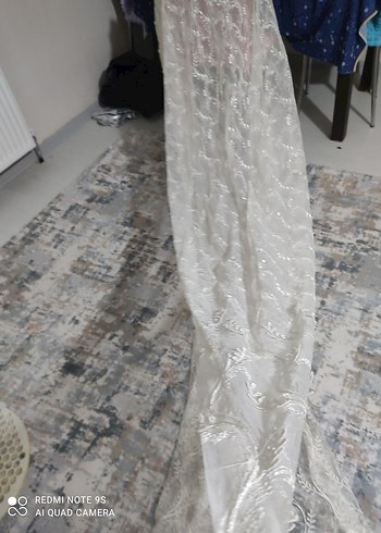 Beyaz Nakışlı Bohem Perde - Görsel 4