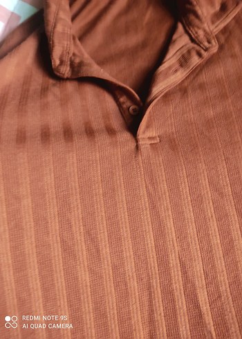 Erkek Kahverengi Polo Tişört - Görsel 2