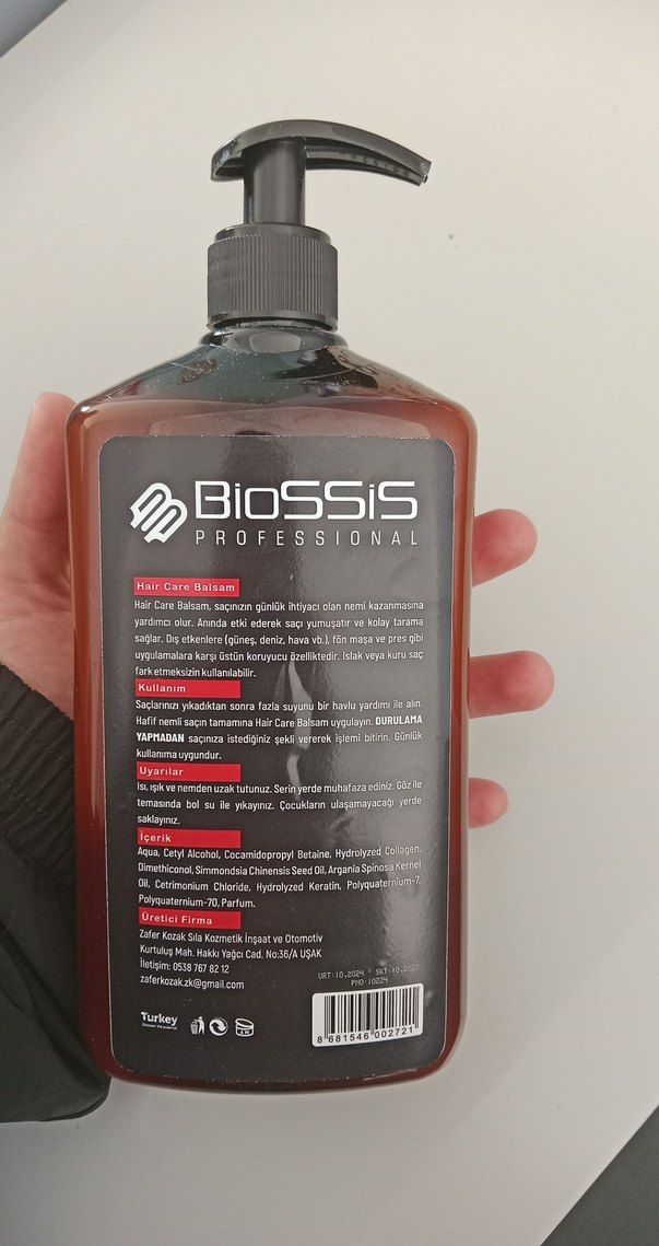 Biossis Profesyonel kadın Saç Kremi 750 ml - Görsel 2