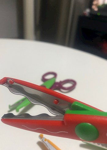 Renkli desenli şeklili kesen makas seti - Görsel 3