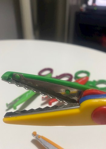 Renkli desenli şeklili kesen makas seti - Görsel 4