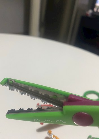 Renkli desenli şeklili kesen makas seti - Görsel 2