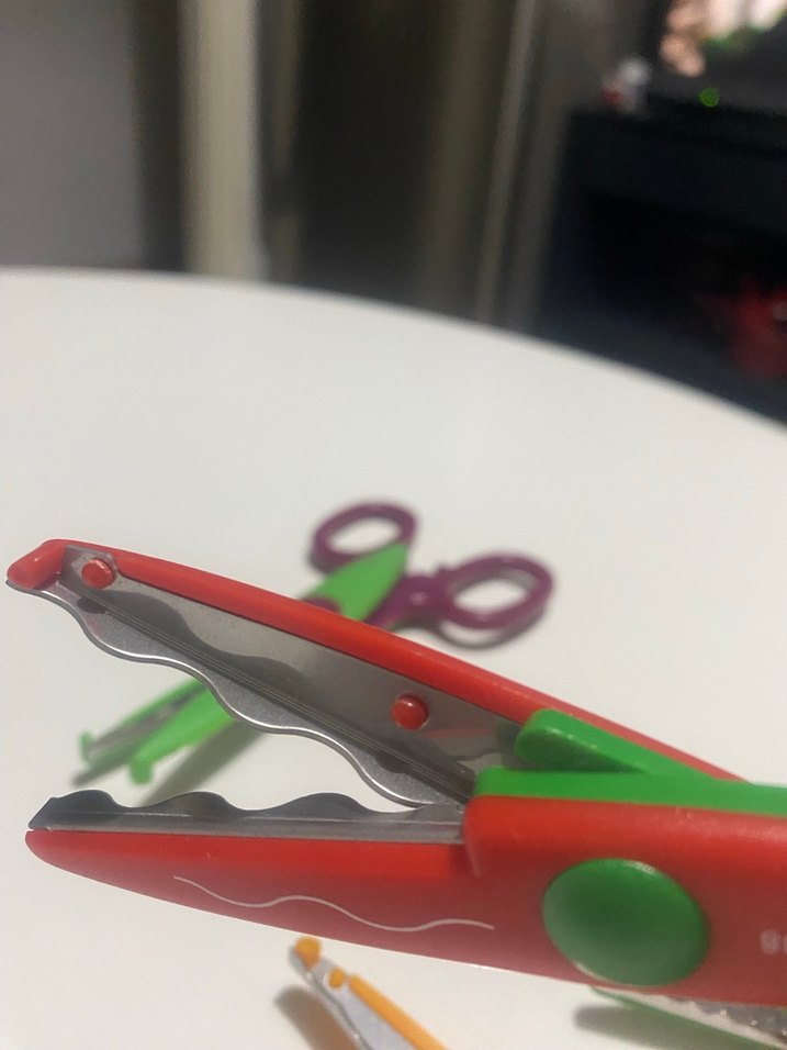 Renkli desenli şeklili kesen makas seti - Görsel 3