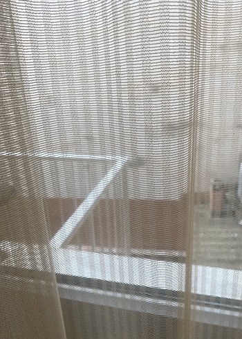 Taç Modern somon Düz Tül Perde - Görsel 3