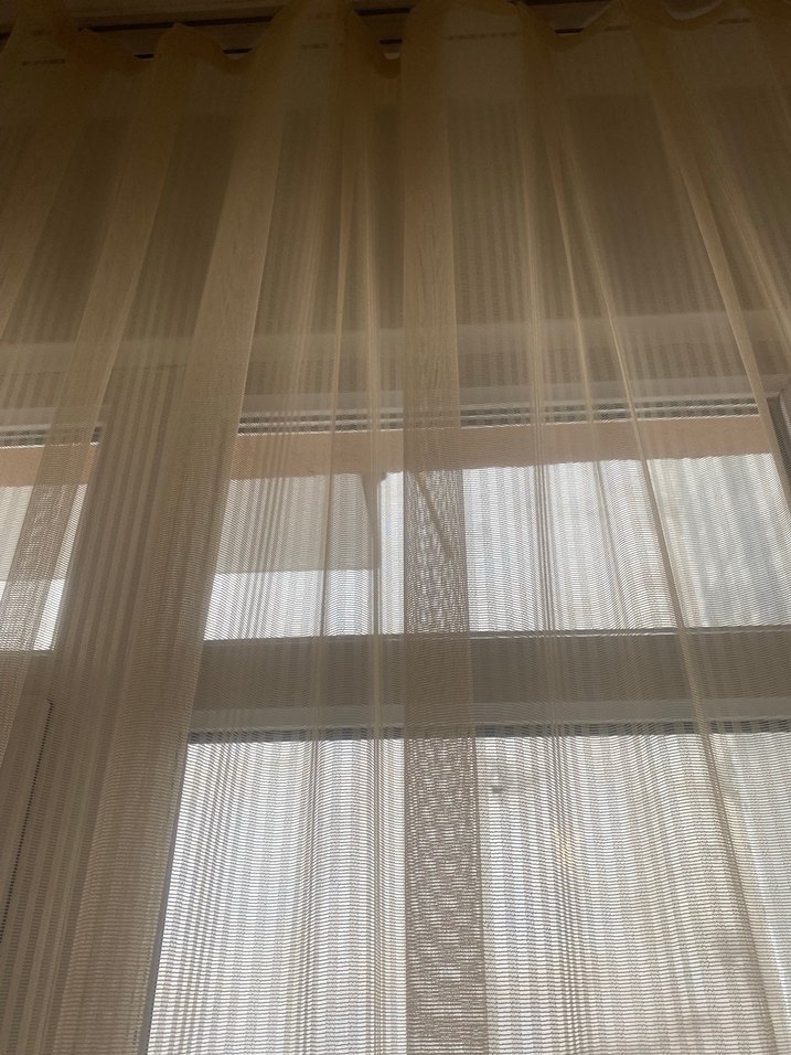 Taç Modern somon Düz Tül Perde - Görsel 5