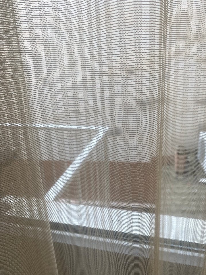 Taç Modern somon Düz Tül Perde - Görsel 3