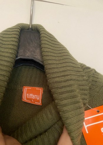 Tiffany Yeşil Balıkçı Yaka Kadın Kazak - Görsel 2