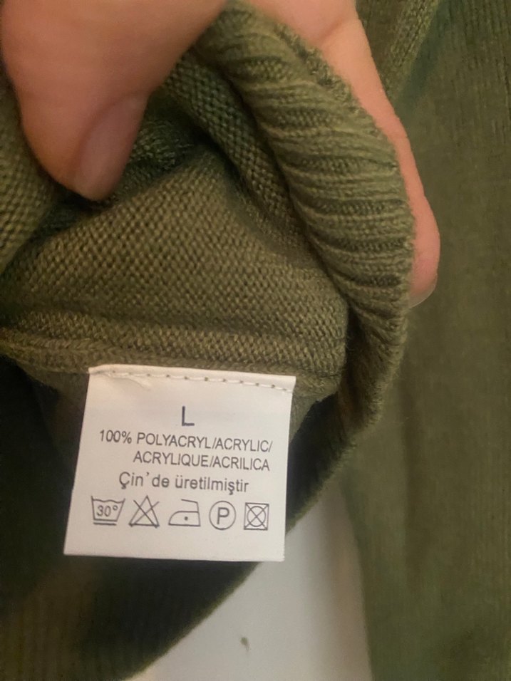 Tiffany Yeşil Balıkçı Yaka Kadın Kazak - Görsel 3