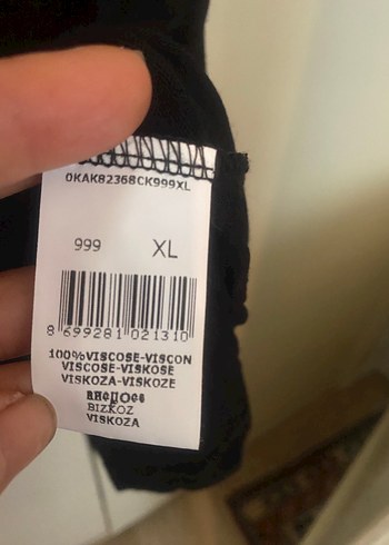 Koton Siyah Kadın Midi Triko Elbise - Görsel 8