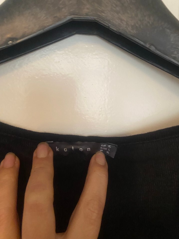 Koton Siyah Kadın Midi Triko Elbise - Görsel 2