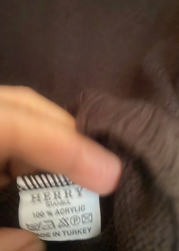 Herry Bordo  kahverengi Kadın Triko Uzun Kollu Kazak - Görsel 3