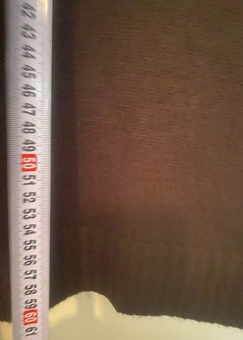 Herry Bordo  kahverengi Kadın Triko Uzun Kollu Kazak - Görsel 4