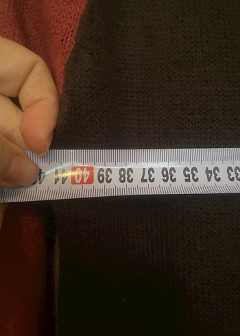 Herry Bordo  kahverengi Kadın Triko Uzun Kollu Kazak - Görsel 5