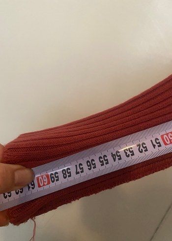 Herry Bordo  kahverengi Kadın Triko Uzun Kollu Kazak - Görsel 6