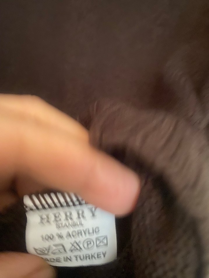 Herry Bordo  kahverengi Kadın Triko Uzun Kollu Kazak - Görsel 3