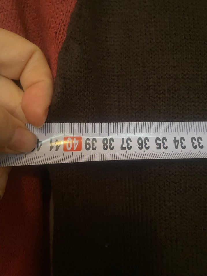 Herry Bordo  kahverengi Kadın Triko Uzun Kollu Kazak - Görsel 5