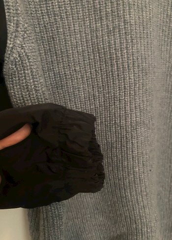 Prada gri Örgü unicex Kazak - Görsel 7