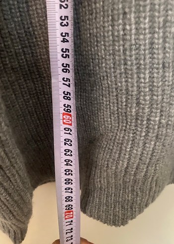 Prada gri Örgü unicex Kazak - Görsel 5