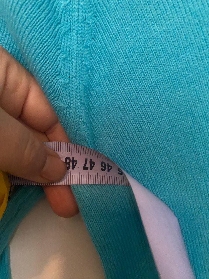 Tiffany Turkuaz Balıkçı Yaka Kadın Triko Kazak - Görsel 5