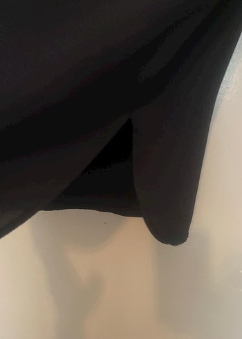 Sateen Siyah Parlak Üst - Görsel 5