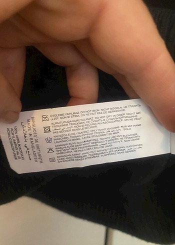 Collezione Siyah V Yaka Triko Kadın Süveter - Görsel 4