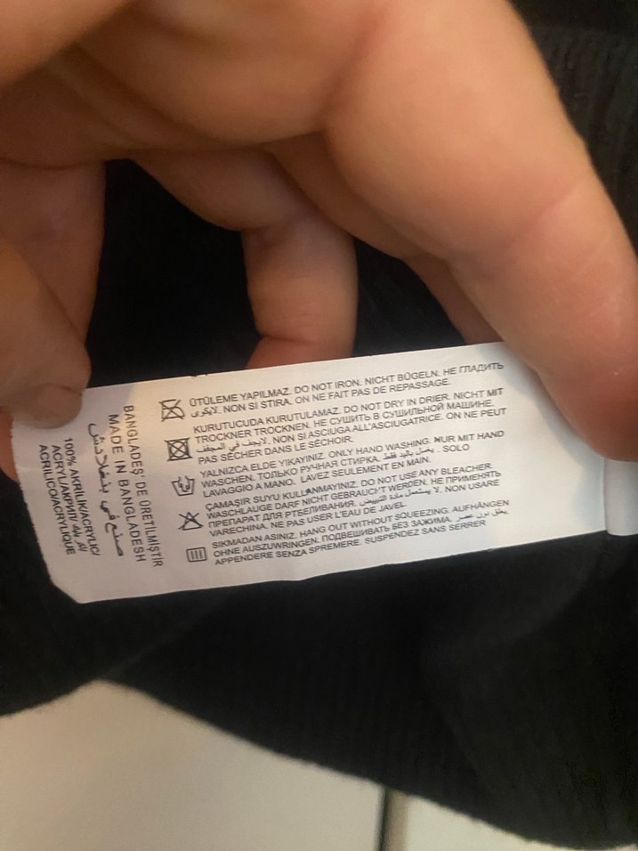 Collezione Siyah V Yaka Triko Kadın Süveter - Görsel 4