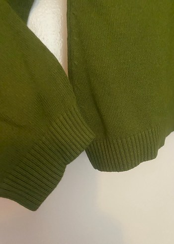 Yeşil Boğazlı Kadın Kazak - Görsel 6