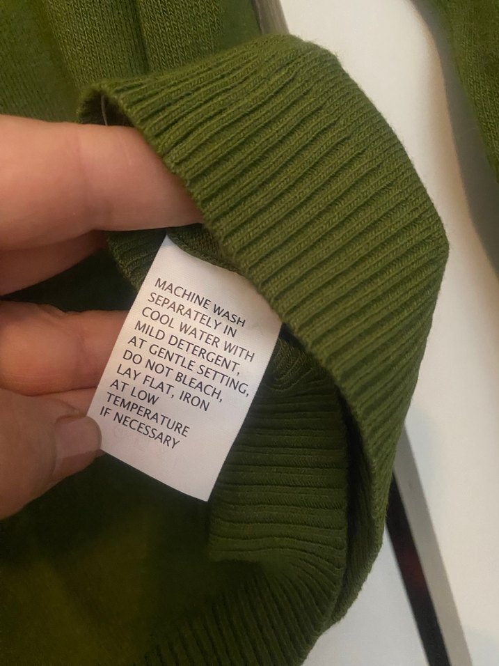 Yeşil Boğazlı Kadın Kazak - Görsel 4