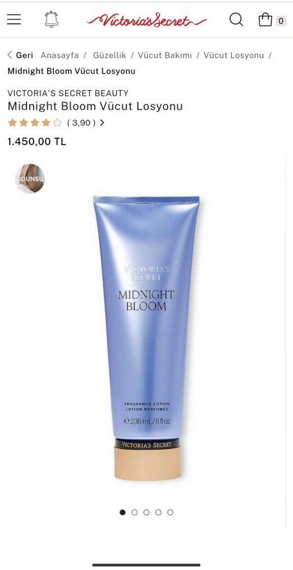 Victoria's Secret Midnight Bloom Parfümlü Vücut Losyonu 236 ml - Görsel 3