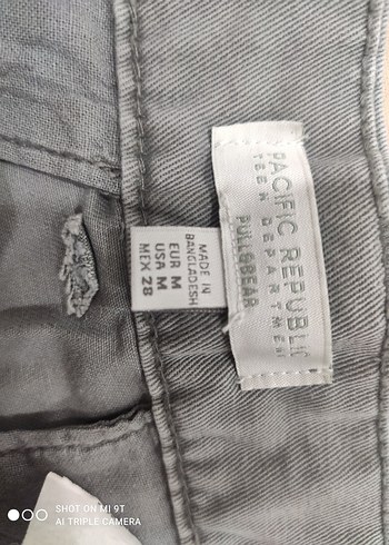 Gri etek Pull and bear - Görsel 2