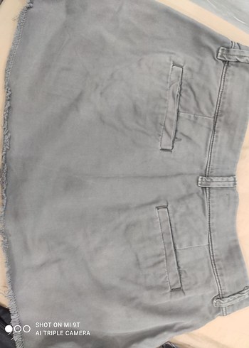 Gri etek Pull and bear - Görsel 3