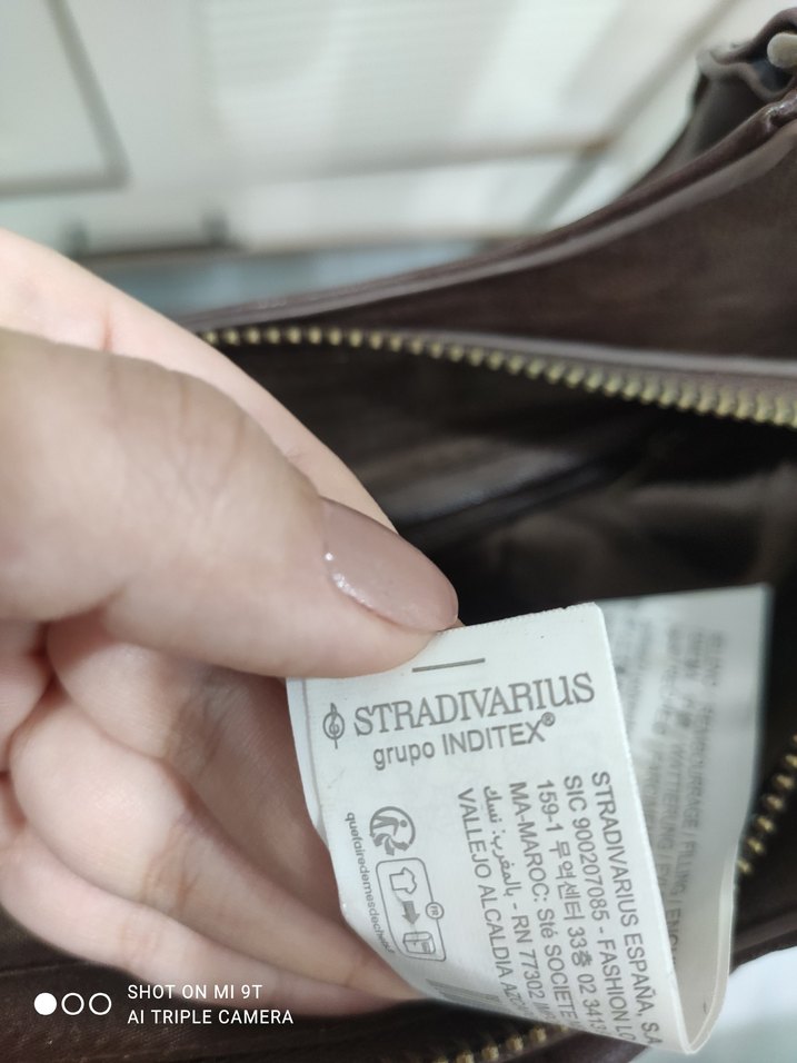 Kahverengi Deri Kadın Çanta Tokalı - Görsel 2