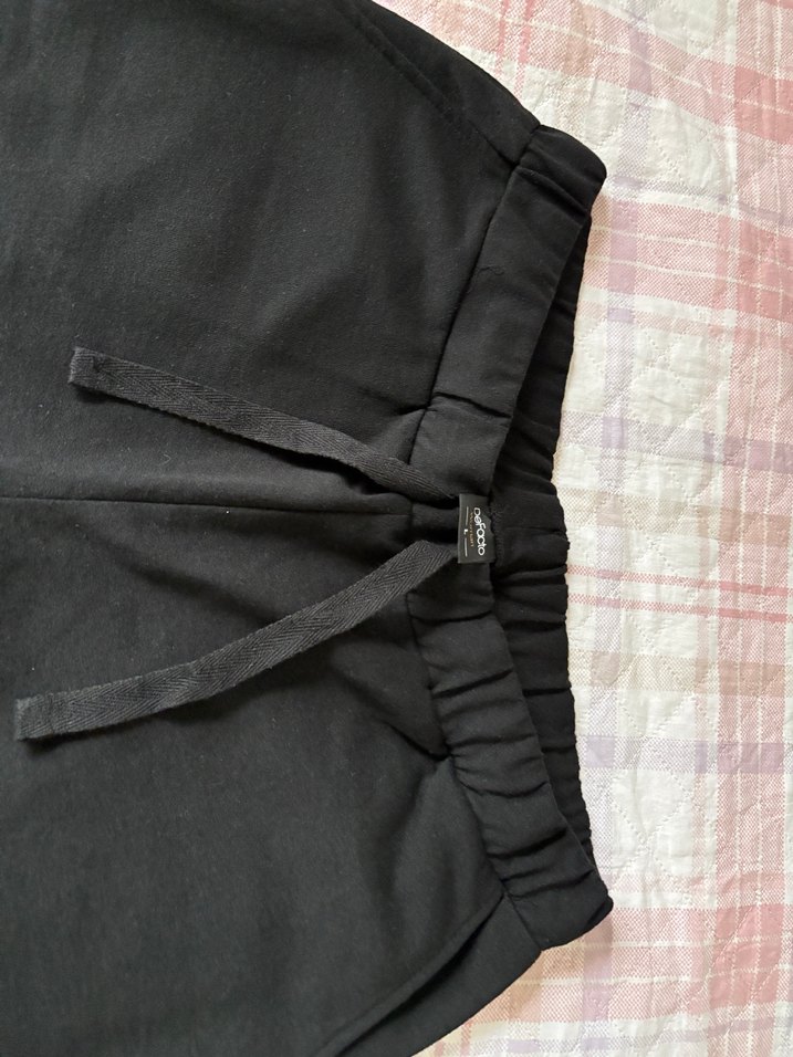 Siyah Midi şort - Görsel 2