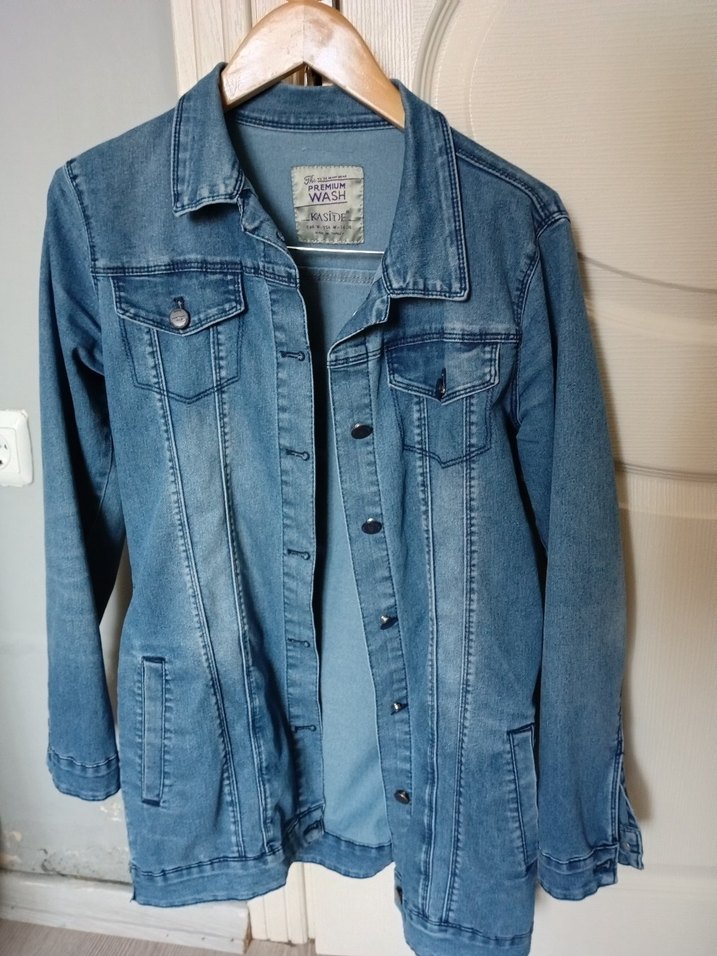 Mavi Kadın Denim Ceket Düğmeli Casual - Görsel 3