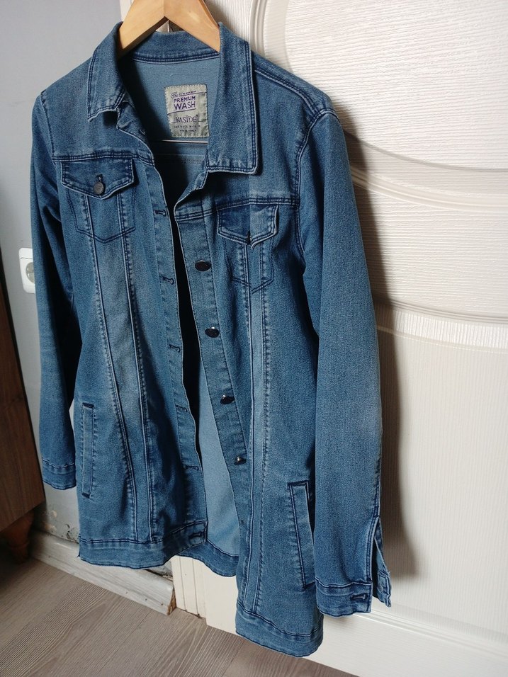 Mavi Kadın Denim Ceket Düğmeli Casual - Görsel 2