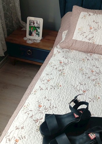 Kadın Siyah Dolgu Topuklu Sandalet - Görsel 4