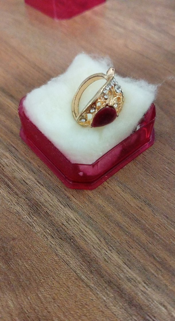 Altın Renkli Vintage Kadın Yüzük - Görsel 3