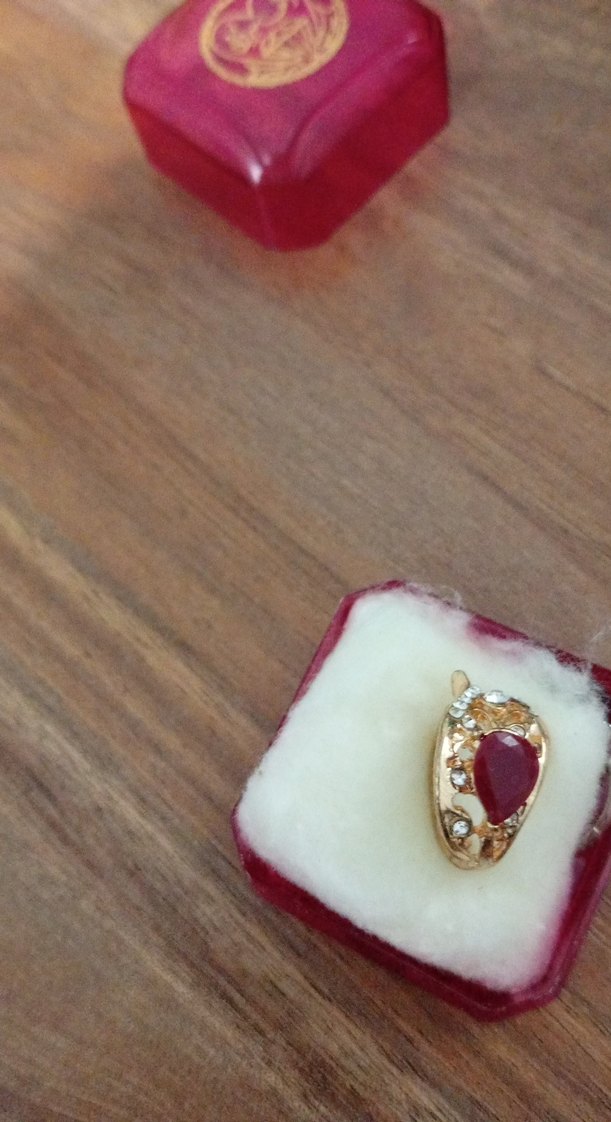 Altın Renkli Vintage Kadın Yüzük - Görsel 5