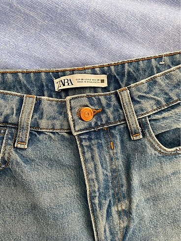 38 Beden mavi Renk Zara pantolon 38 beden boy 1.70 63 kilo
