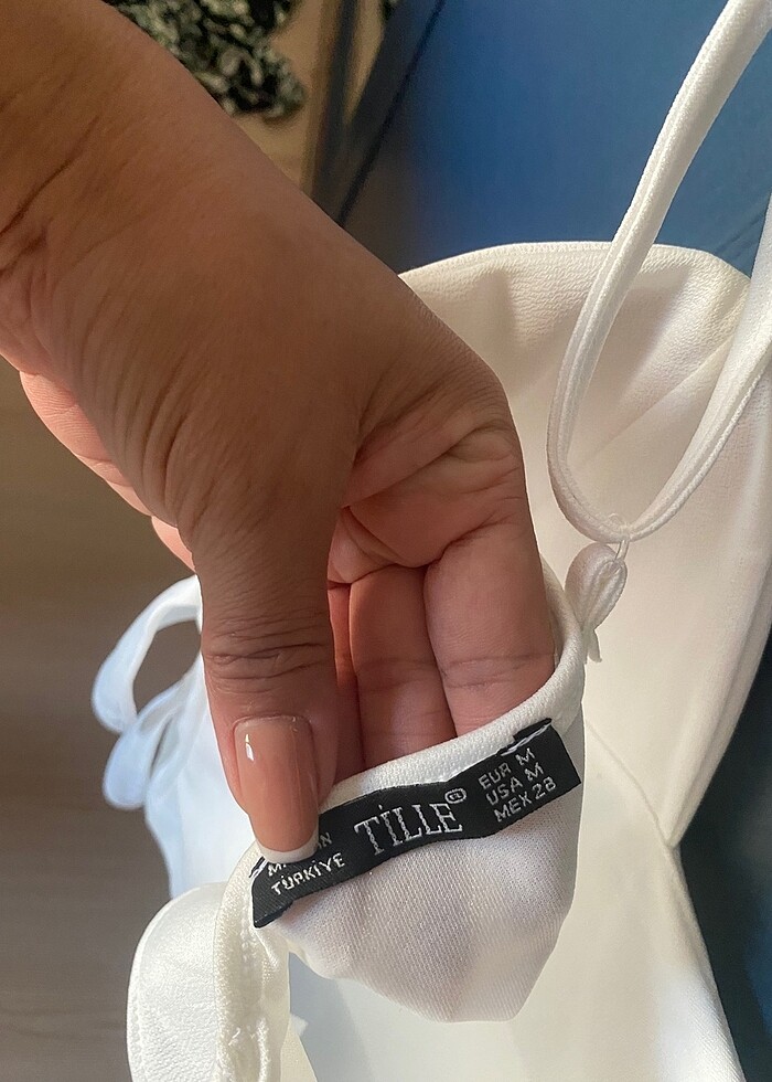 Tek askılı bluz - Görsel 2