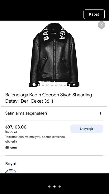 Balenciaga mont kaban