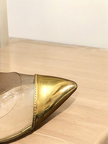 Zara Zara şeffaf stiletto topuklu ayakkabı