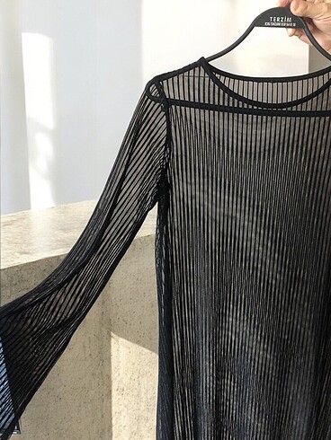 H&M Pareo tül transparan elbise