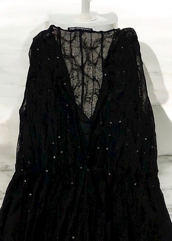 Zara elbise tül - Görsel 3